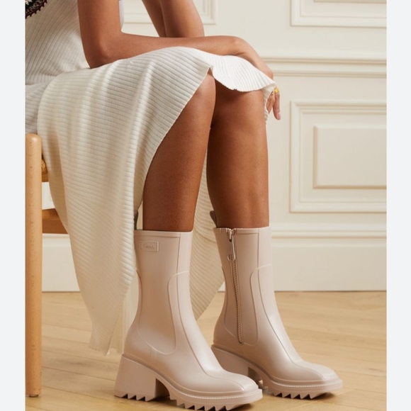 CHLOE RAINBOOTS BETTY BOOTS - SIZE 37 - Picture 2 of 7